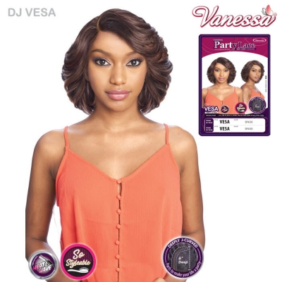 Vanessa Party Lace Synthetic Hair Deep J Part Wig - DJ VESA